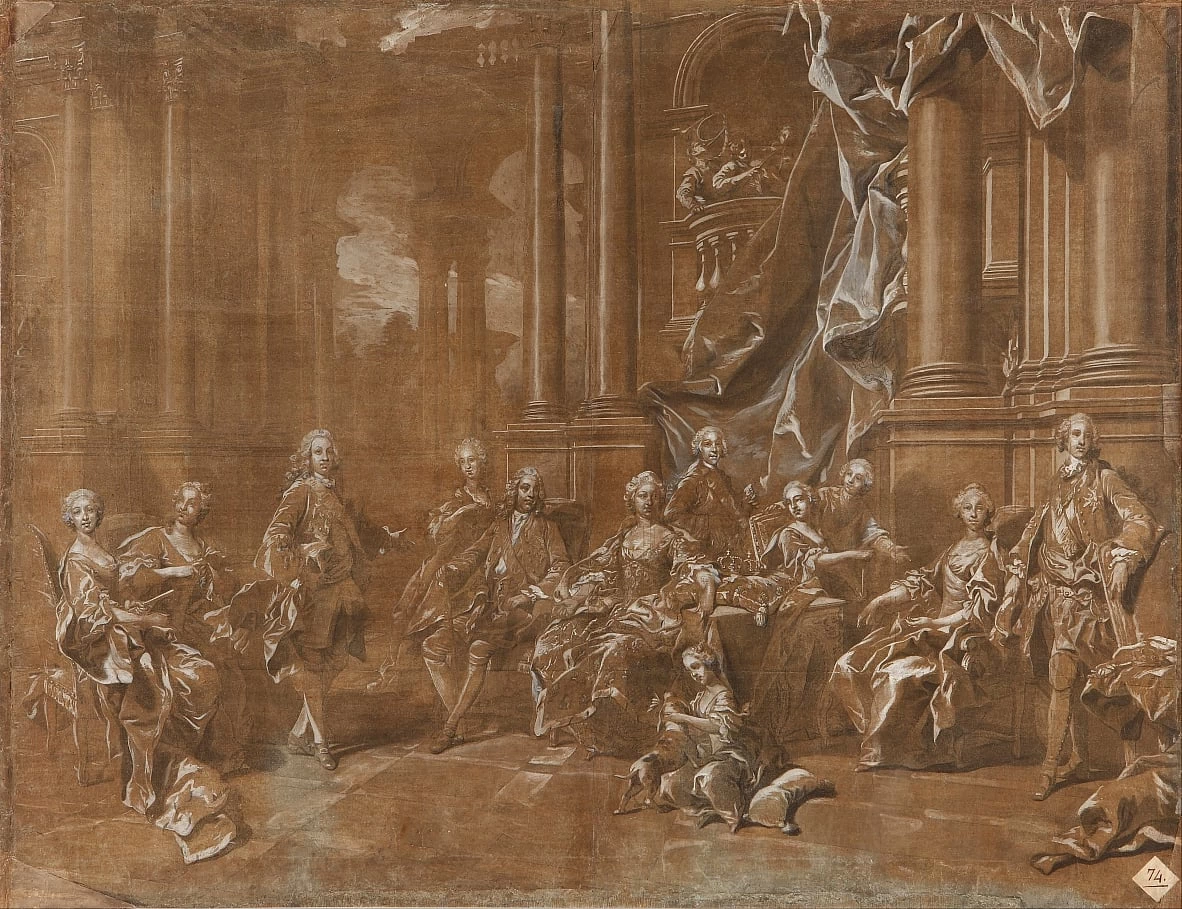 La famiglia di re Filippo V